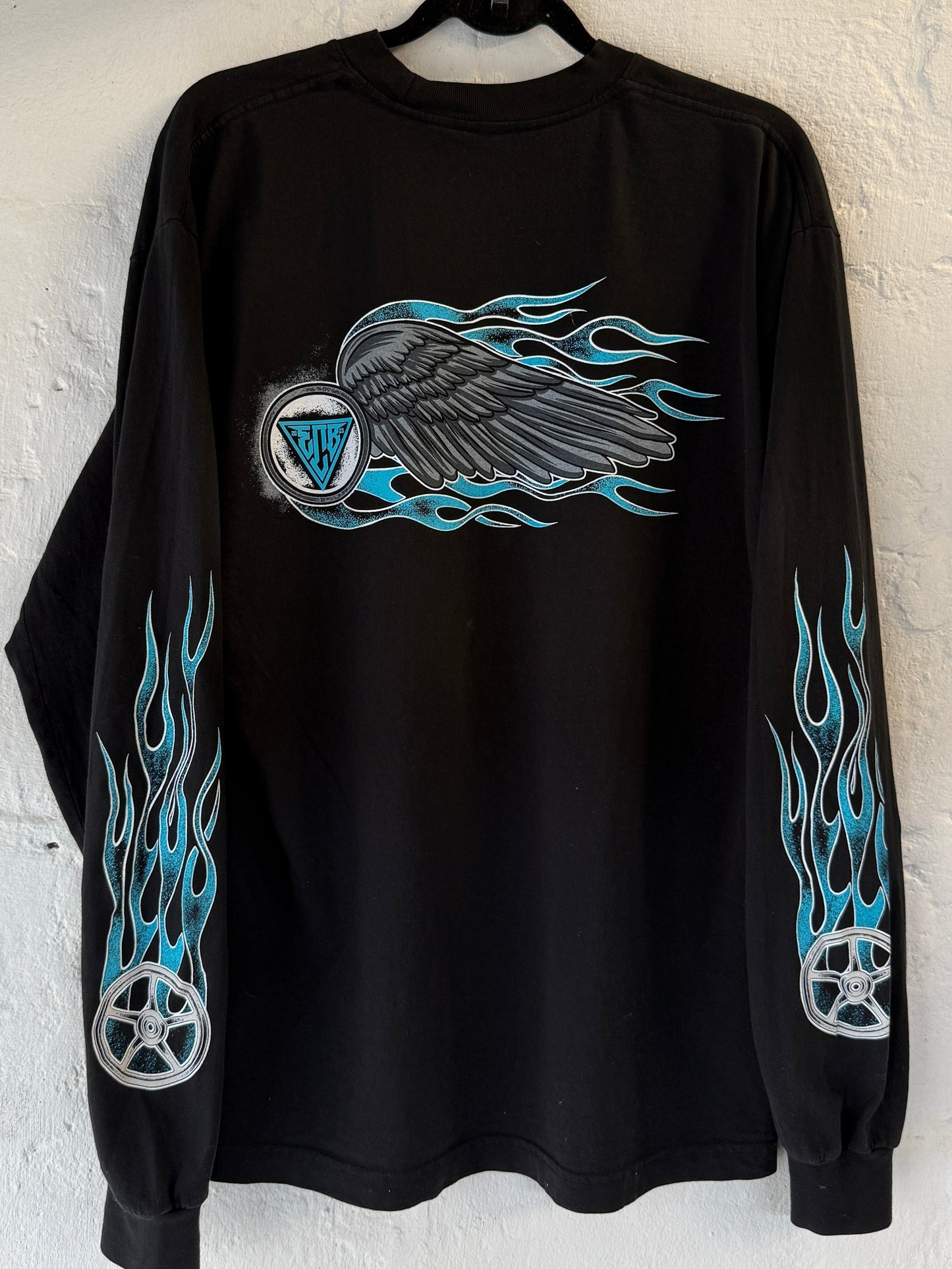 Blue ECB Flames